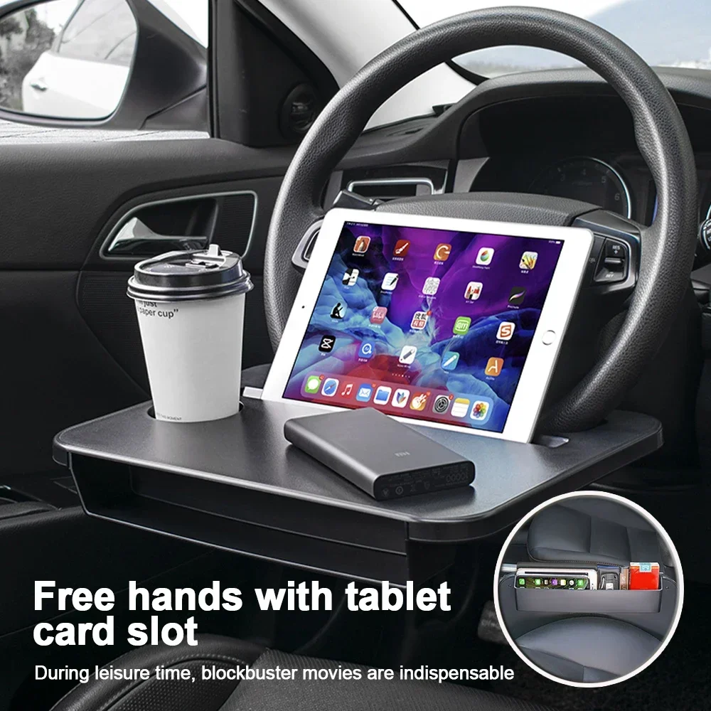 Tablet Lap Desk - طاولة سيارة متعددة الاستخدامات، حامل لابتوب،
