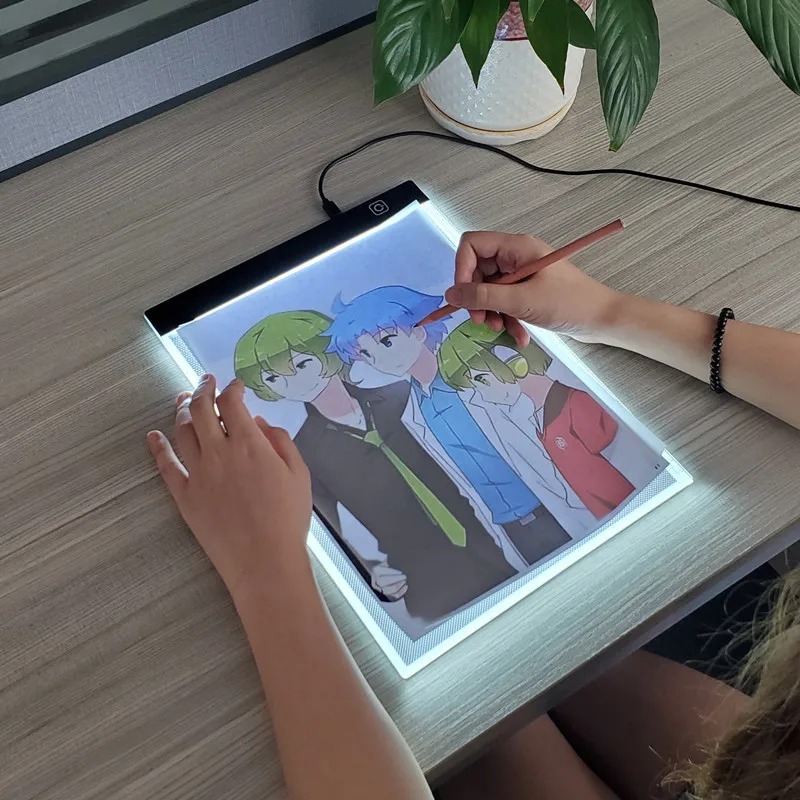 Graphic Tablet Accessories - لوح رسم LED قابل للتعديل بثلاثة
