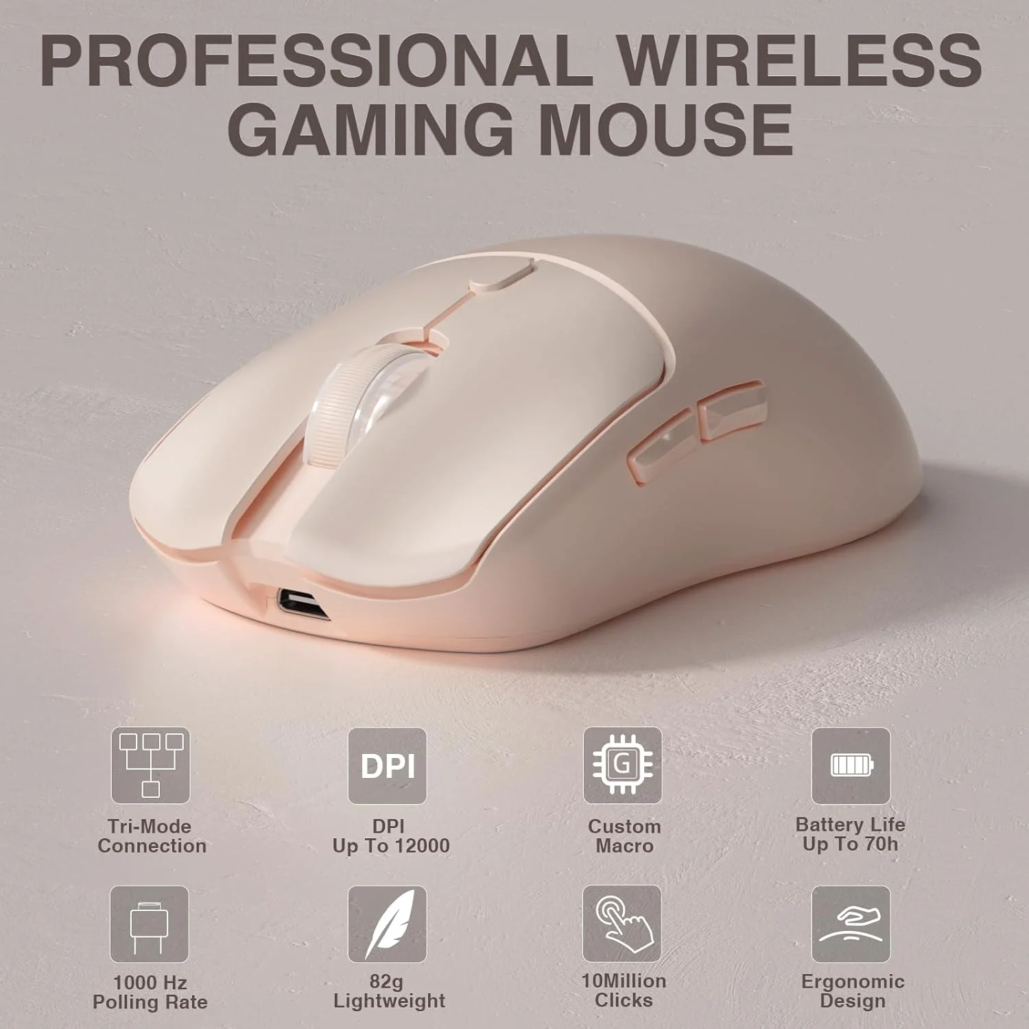 Tablet Pc Accessories - فأرة ألعاب لاسلكية ثلاثية الأوضاع AULA
