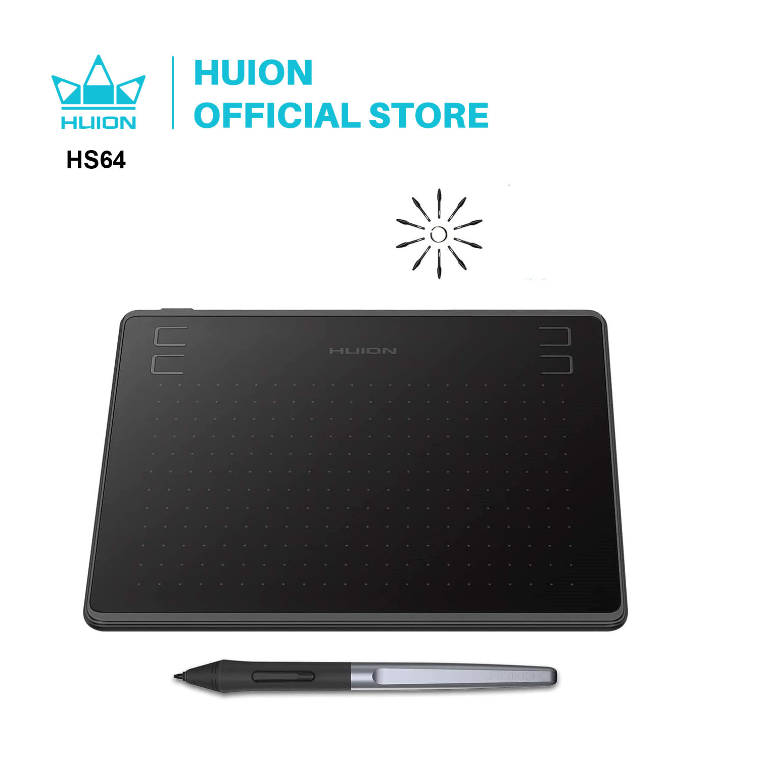 Graphic Tablet Accessories - HUION HS64 6x4 بوصة أقراص الرسم