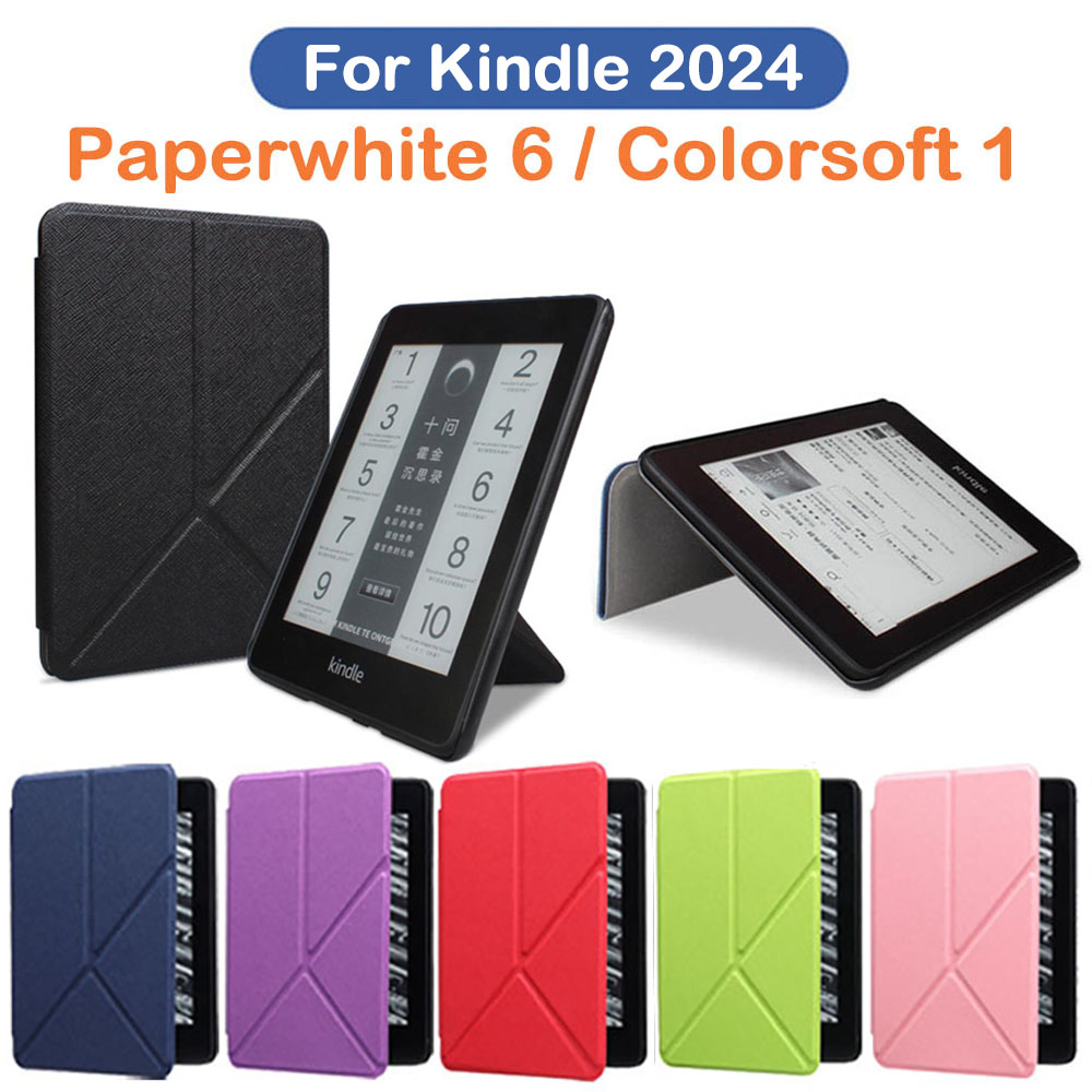 Kindle Tablet Accessories - حافظة حامل قابلة للطي لجهاز Kindle