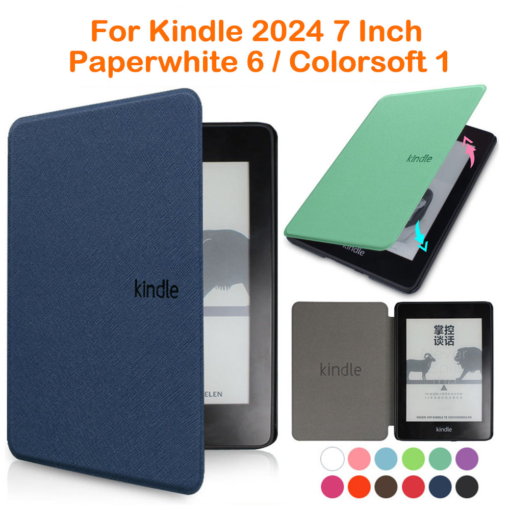 Kindle Tablet Accessories - حافظة لجهاز Kindle Paperwhite 2024 الجيل