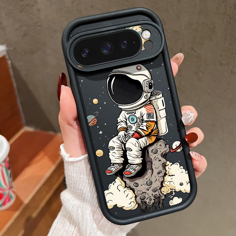 Google Pixel 9 - غطاء هاتف من السيليكون الناعم المقاوم