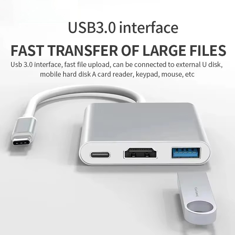 Hdmi Adapter Tablet - محول 3 في 1 من النوع