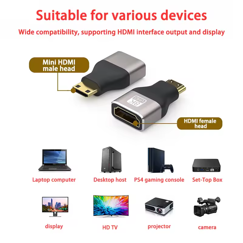 محول HDMI صغير متوافق مع 8K@60 - مراجعة Hdmi Adapter Tablet وسعره