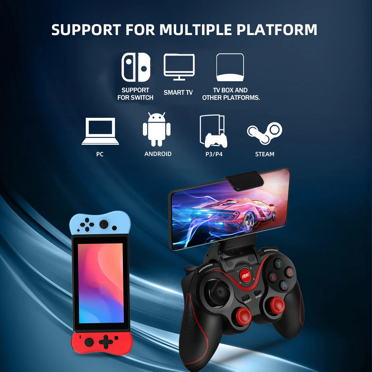 GAMINJA سماعة لاسلكية تعمل بال - مراجعة Android Tablet Gaming Accessories وسعره