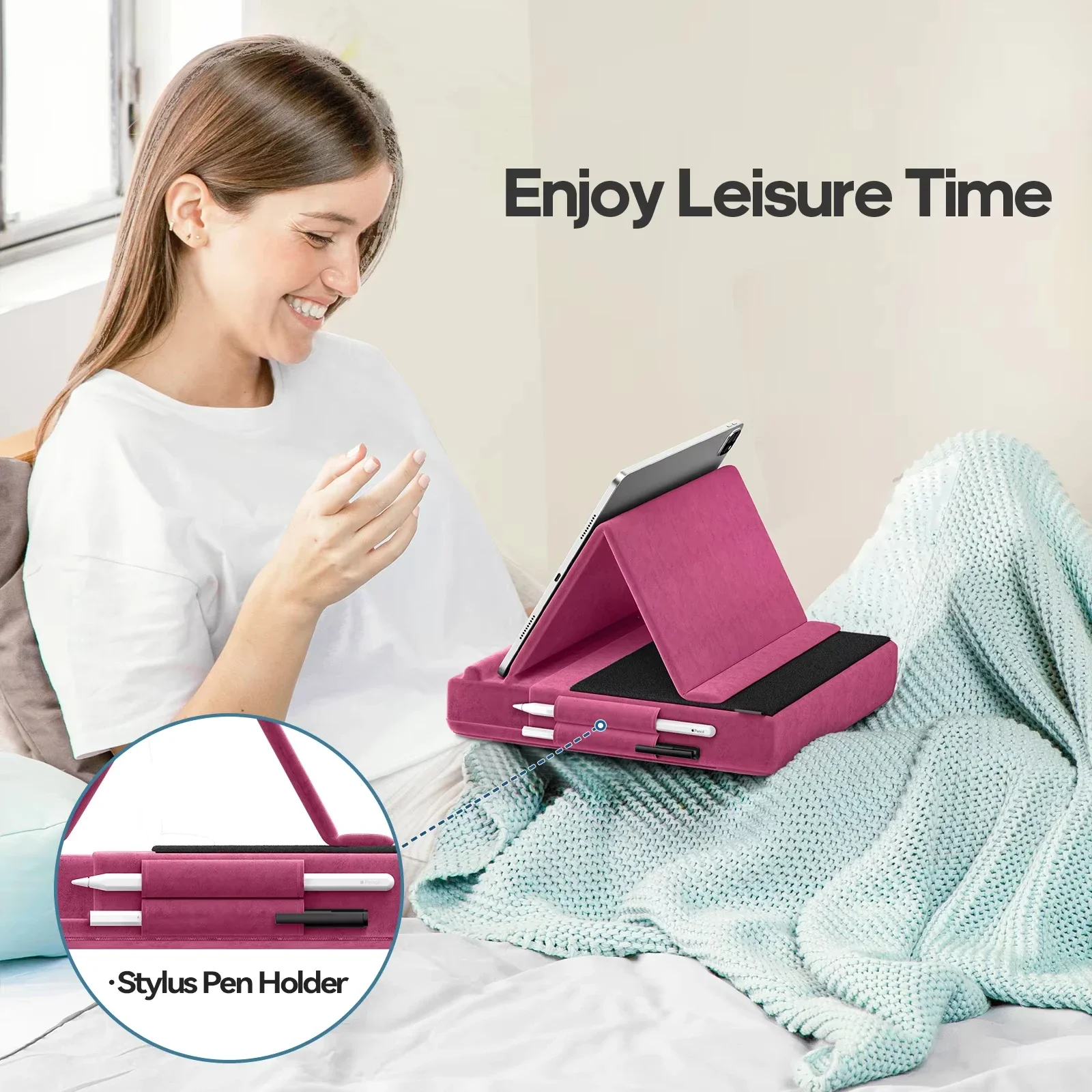 حامل وسادة لوحي مطور متعدد الز - مراجعة Tablet Lap Desk وسعره