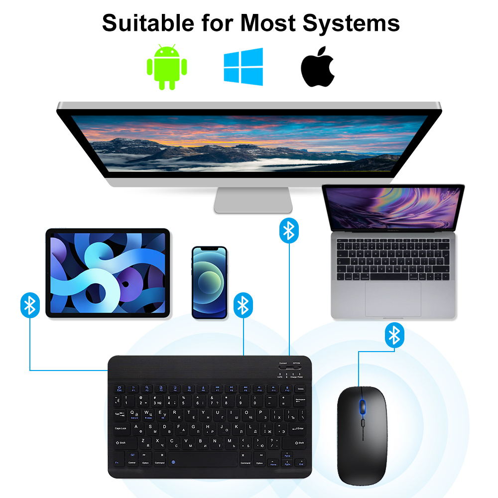 لوحة مفاتيح وماوس بلوتوث لأجهز - مراجعة Android Tablet Gaming Accessories وسعره