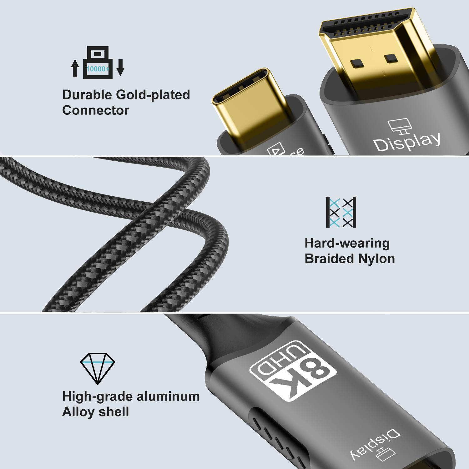 كابل USB C إلى HDMI 8K@60 هرتز - مراجعة Hdmi Adapter Tablet وسعره