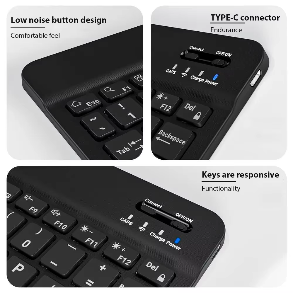 لوحة مفاتيح لاسلكية بلوتوث لله - مراجعة Tablet Pc Accessories وسعره