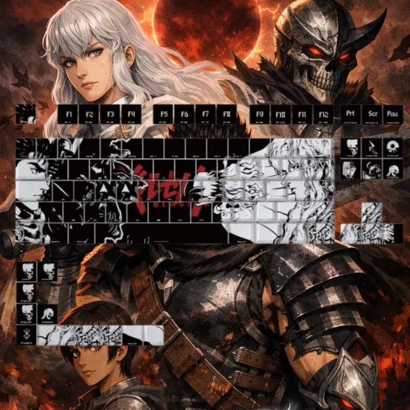 أغطية مفاتيح بتصميم BERSERK لل - مراجعة Tablet Pc Accessories وسعره